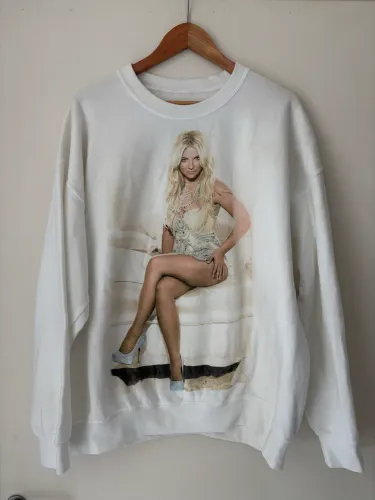 blusa blusão de moletom forever 21 britney spears g