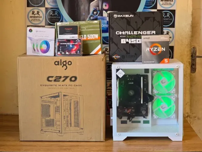 CPU GAMER Ryzen5, 16GB, SSD-NVME, Novo Zero