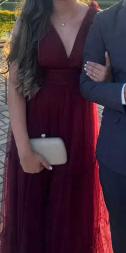 Vestido Vinho Marsala tamanho M