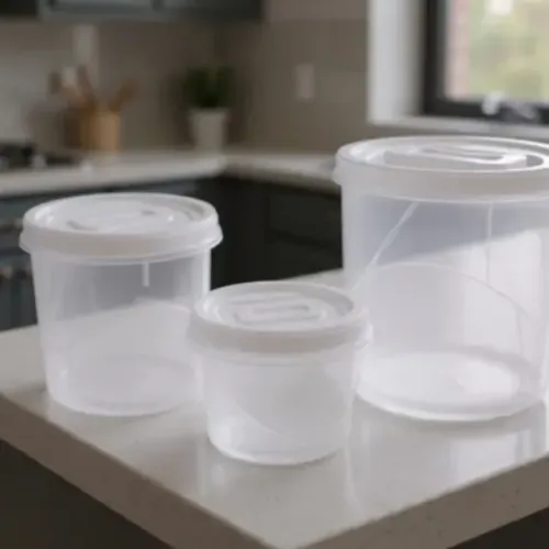 Kit 3 Potes Mantimento 5,7L Tampa Rosca BPA Free | Porta Mantimentos Cozinha Transparente
