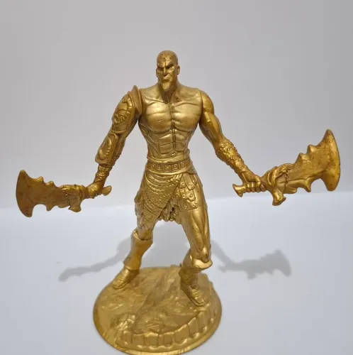 God Of War Kratos Dourado Miniatura TopCau 2018(LEIA A DESCRIÇÃO)