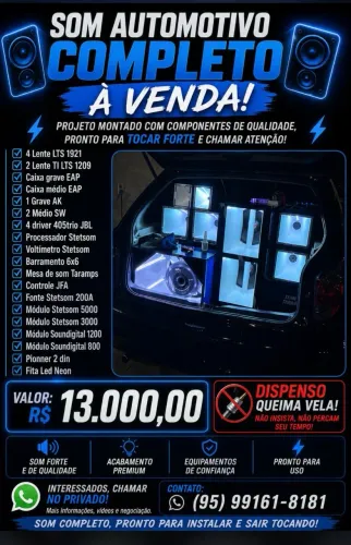 SOM AUTOMOTIVO COMPLETO