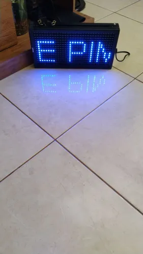 Painel luminoso em led