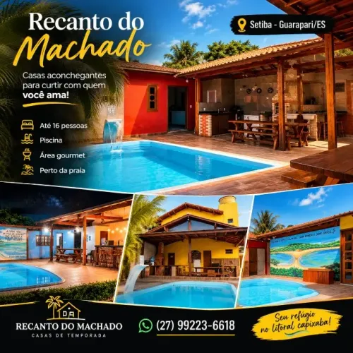 Sua casa de temporada em Setiba Guarapari