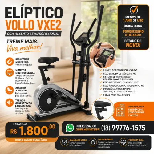 Vendo Elíptico Vollo VXE2
