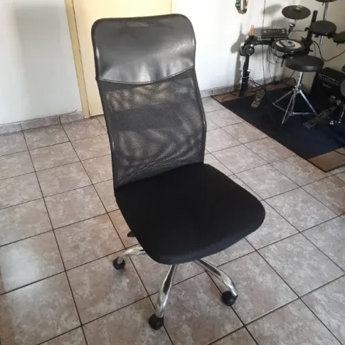 Cadeira Presidente Ergonômica Giratória Tela Mesh
