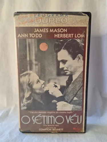 VHS Rindo com Max Líder + O Sétimo Véu Filme Clássico Antigo