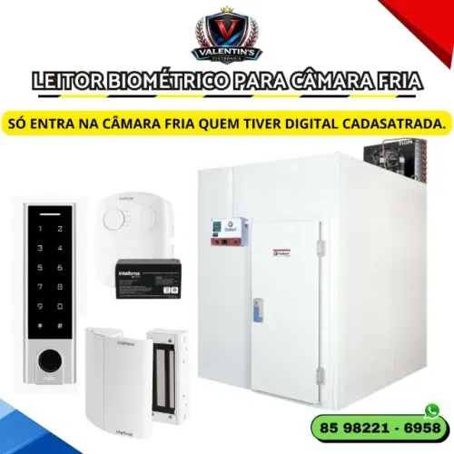 Leitor Biométrico Para Câmara Fria