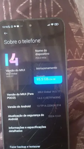 Redmi m5s 256g 13 de ram  ob:a tela está trincada mas funciona perfeitamente 
