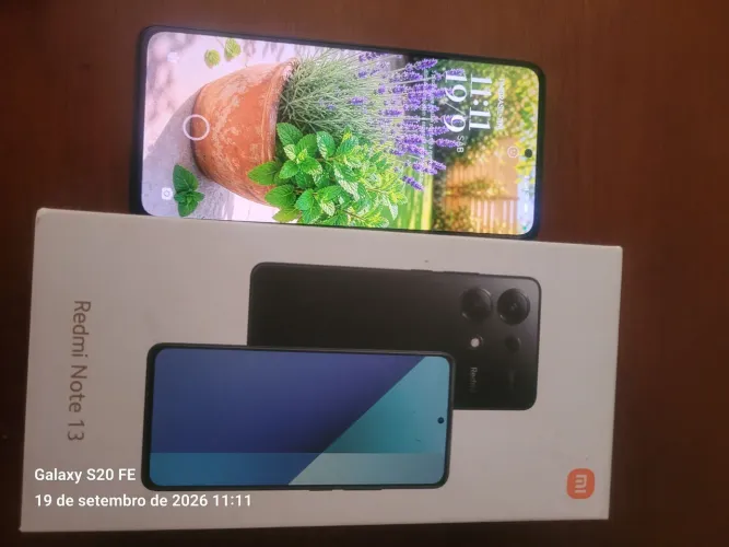 Vende-se redmi note 13 128 gb 6d de ram película capinha caixa e carregador