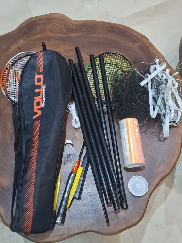 Kit de Badminton!! Com Rede e Suporte. KIT completo!!