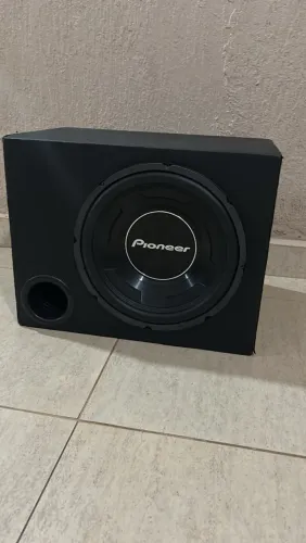 Caixa pioneer 12 polegadas bobina dupla