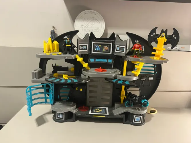 batcaverna  do batman e robin imaginext