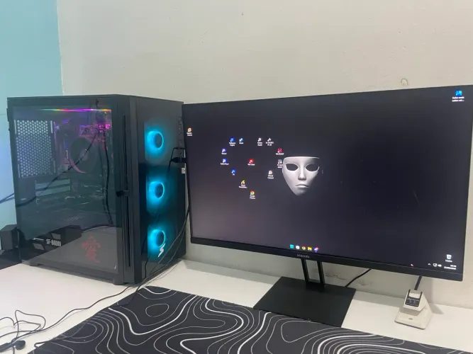 VENDO PC GAMER E MONITOR 100Hz, Ryzen 5 5600GT