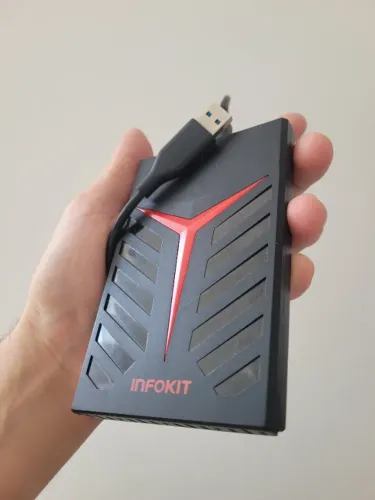 SSD Externo 500GB com USB 3.0 - frete gratis