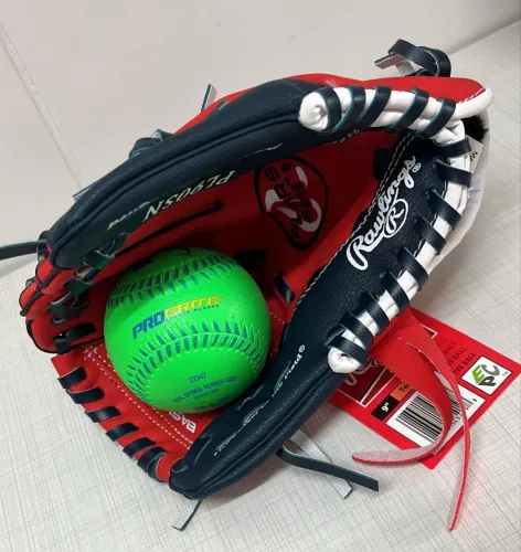 Luva de Beisebol Infantil com Bola, Rawlings