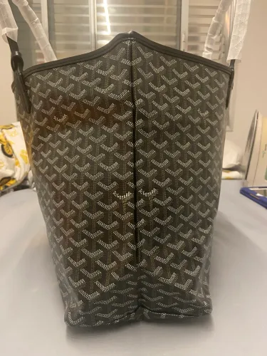 Bolsa inspiração goyard preta grande com bolsinha 