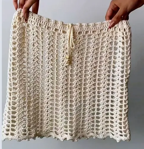 Saia de Crochê artesanal