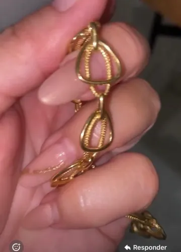 Pulseira 18k 7,5 gramas