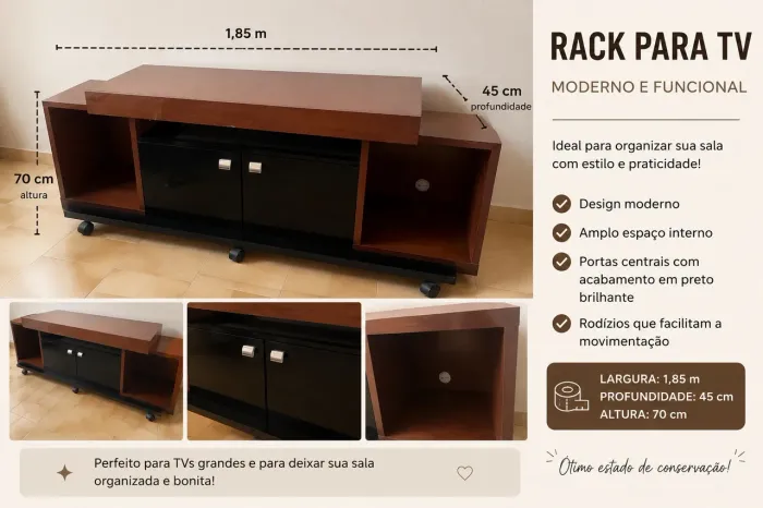 Rack para TV até 60?