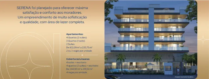 Condomínio Serena Piratininga - Apto 2 ou 3 quartos com 2 vagas - Lançamento