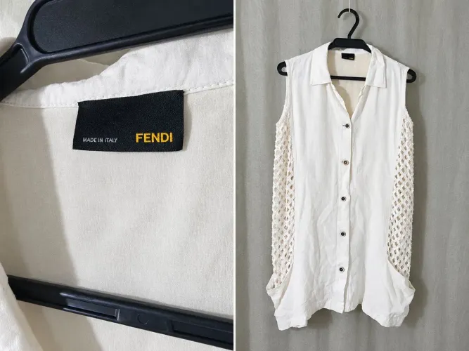 Colete de renda original Fendi tamanho G em ótimo estado!