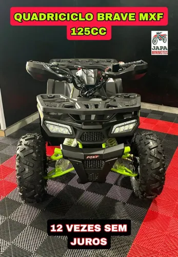 QUADRICICLO BRAVE MXF 125CC/4T INJETADO EM 12 VEZES SEM JUROS
