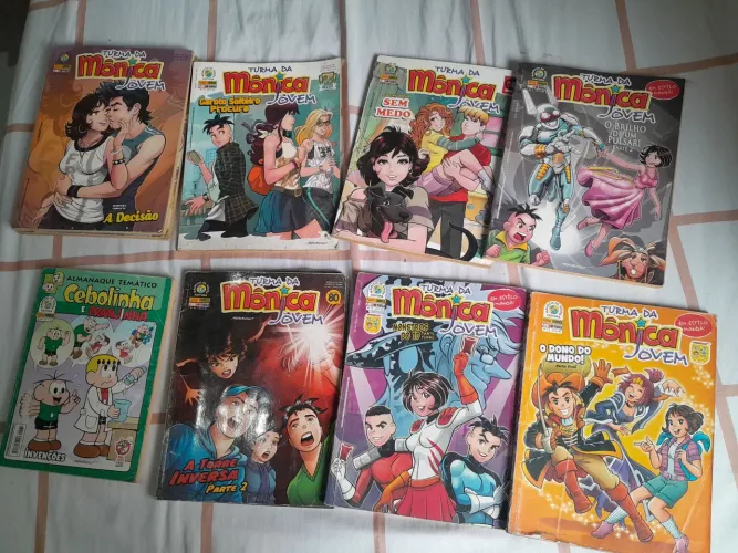 Lote Gibis Turma da Mônica Jovem + Almanaque Cebolinha