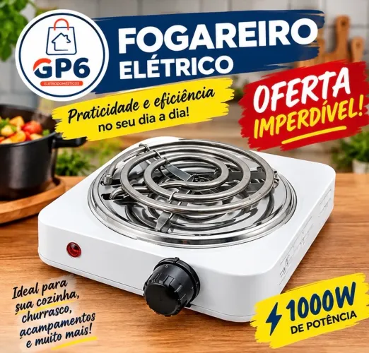 Fogareiro Elétrico 1 Boca
