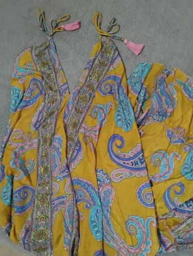 Vestido longo indiano
