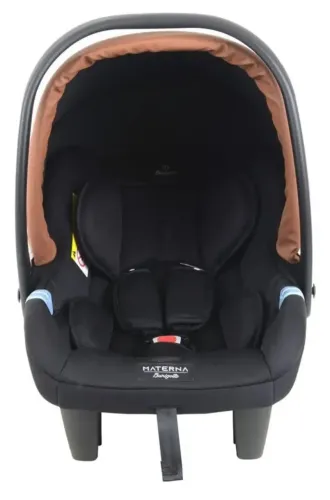 Carrinho de Bebê Burigotto Revert Preto Cobre + Cadeira Para Auto Materna