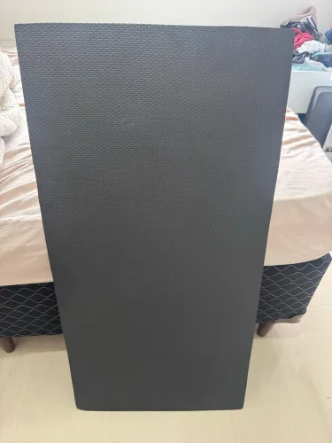 Colchonete Dupla Face Eva 20mm BICOLOR PRETO E CINZA 100X50X20MM