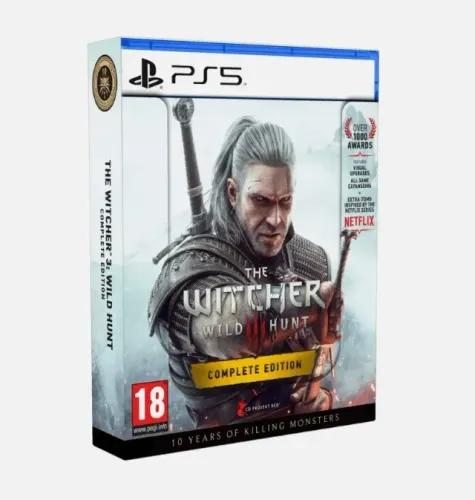The Witcher 3 - Edição Aniversário 10 Anos - Steelbook Ps5 - Novo - Capa Lenticular