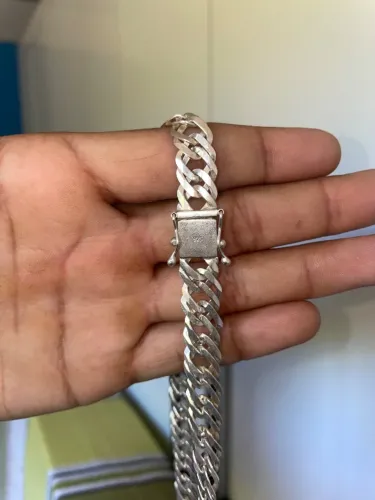 Vendo cordão de prata 925 10mm elo duplo