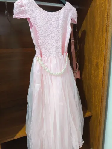 Vestido Dama/Festa Rosa