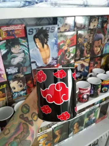 Caneca (Porcelana) Akatsuki - NerdDog Store Naruto Shippuden Madara Itachi Obito Nagato