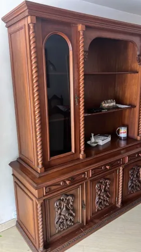 mesa de jantar madeira trabalhada