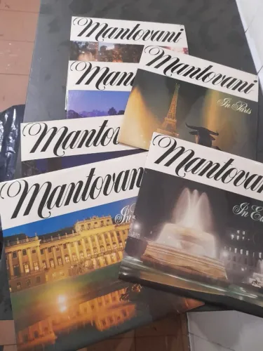 6 discos de vinil de Mantovani
