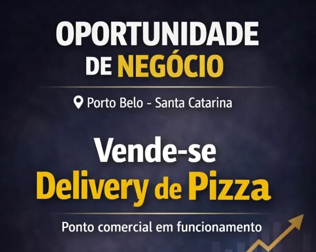 Vende-se um delivery de pizza