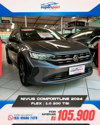 Volkswagen Nivus Comfortline 1.0 200 TSI Flex AUT 2024