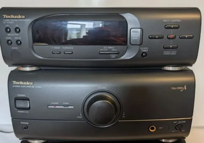 Aparelho de som technics