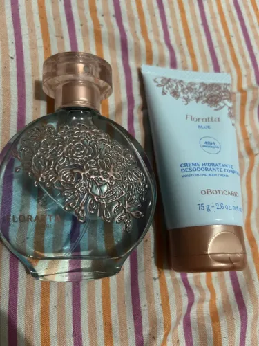 Perfume Floratta Blue kit creme de mãos 