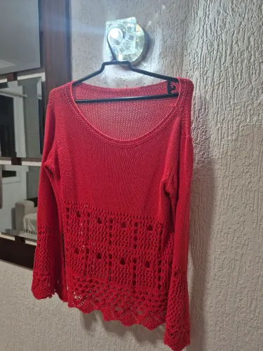 Blusa feminina cor laranja