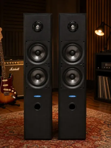 Caixas Torres, Absolute Acoustics, 130 Watts, 8 Ohms, Impecáveis