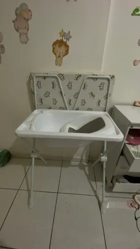 Banheira com trocador