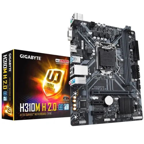 Placa-Mãe Gigabyte H310M H 2.0, Intel LGA 1151,