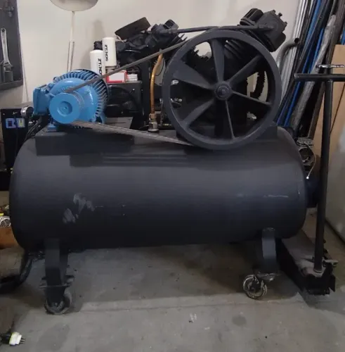Compressor de Pistão 10HP 40 PCM - Industrial Alta Vazão