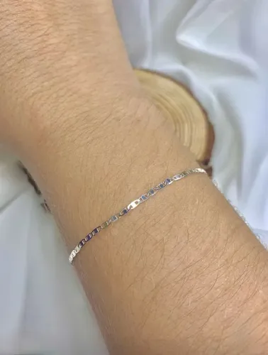 PULSEIRA PRATA FEMININA 925 (PASSO CARTÃO)