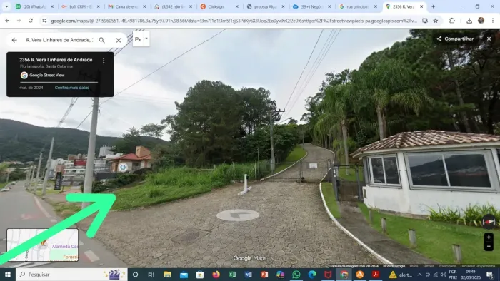 Terreno no Corrego Grande com 28.060 m² na Rua Vera Linhares de Andrade