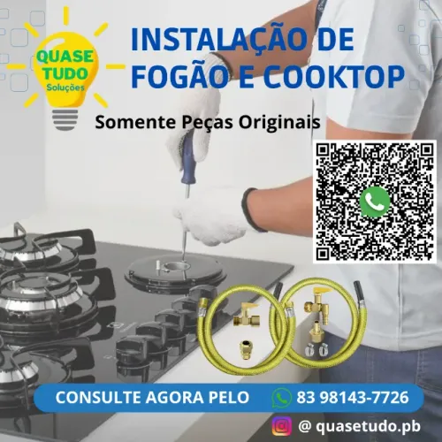 Instalação de Fogão e Cooktop